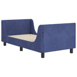 Children's Bed Frame with Headboard Police Blue 80 x 160 cm 42010863