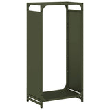 Firewood Rack Olive Green 44x28x90 cm Cold-rolled steel 864210