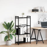 Bookshelf Black Oak 60 x 30 x 120 cm Engineered Wood 868389