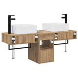 Bathroom Cabinet Set 3 pcs Artisan Oak 53 x 35 x 39 cm 3405616