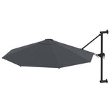 Garden Parasol Anthracite Polyester, Metal Large Tiltable 44865