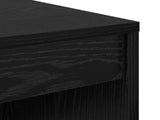 Desk with Drawer with Shelf with Storage 2 pcs Black Oak 3337330
