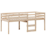 High Sleeper Bed without Mattress 90x200 cm Solid Wood Pine 3282013