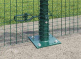 Welded Wire Fence with Concrete Base 50 x 0.5 m 3352461
