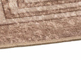Rug Runner MARSA White 100 x 250 cm Polyester and PVC 42023317