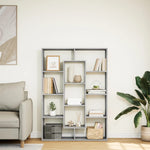 Book Cabinet Concrete Grey 102x29x143 cm Engineered Wood 3310301