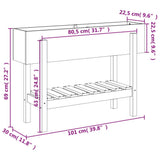 Garden Raised Bed 101x30x69 cm Solid Wood Douglas 825245