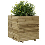 ZNTS Garden Planter 70x70x72 cm Impregnated Wood Pine 3282623