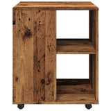 Rolling Cabinet Old Wood 60x53x72 cm Engineered Wood 856658