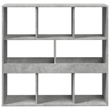 Room Divider Concrete Grey 100x33x94.5 cm Engineered Wood 3309513