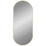 Wall Mirror Gold 90x40 cm Oval 348200