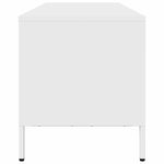 TV Cabinet White 202x39x43.5 cm Cold-rolled Steel 3307154