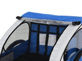 2 Seat Bike Trailer Bicycle wagon for Kids Child Steel Frame Safety Harness Seat Carrier Hitch T3398P348587