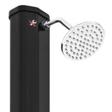 Outdoor Solar Shower with Shower Head and Faucet 35 L Black 92942