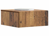 Wall-Mounted Bedside Cabinet 2 pcs Old Wood 33 x 34.5 x 20 cm 898442