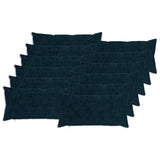 Cushion Cover 12 pcs HEERLEN Navy Blue 40 x 80 cm 910221