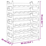 Wine Rack for 36 Bottles PP Stackable 3189181