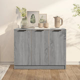 Sideboard Grey Sonoma 90.5x30x70 cm Engineered Wood 817025
