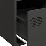 Sideboard Black 68x39x73.5 cm Cold-rolled Steel 851358