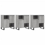 Sideboards 3 pcs Grey Sonoma Engineered Wood 3190163