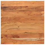 Table Top 90x90x3.8 cm Square Solid Wood Acacia 371007
