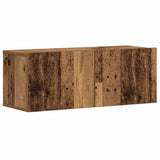Wall Mounted TV cabinets 5 pcs Old Wood Engineered Wood 3328959