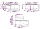 Outdoor Sofa Set 6 pcs Natural 3384255