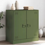 Sideboard Olive Green 67x39x73 cm Steel 841677