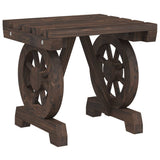 Garden Footstool 40x36.5x38.5 cm Solid Wood Fir 365110