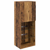 TV Wall Units with LED with LED 5 pcs Old wood Engineered Wood 3403610