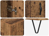 Highboard Old Wood 69.5 x 34 x 180 cm Engineered Wood 3402692