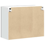 Kitchen Wall Cabinet Kalmar Black Engineered Wood 853588