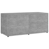 TV Cabinet Concrete Grey 80x34x36 cm Engineered Wood 801854