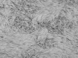 Anti-Slip Faux Rabbit Fur Rug OLITE Grey 140 x 200 cm Polyester 42021681