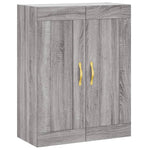 Highboard Grey Sonoma 69.5x34x180 cm Engineered Wood 3199671