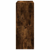 Cabinets with 2 Drawers 2 pcs Smoked Oak 60x31x40 cm Engineered Wood 858830