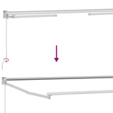 Retractable Awning Yellow and White 3 x 2 m 3418887