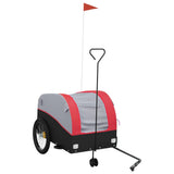 Bike Trailer Black and Red 45 kg Iron 94153