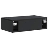 Wall-Mounted Side Table Black 59 x 34.5 x 17 cm Engineered Wood 897976