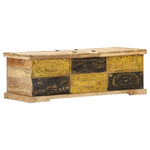 ZNTS Coffee Table 100x50x35 cm Solid Mango Wood 247881