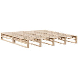 Bookcase Bed without Mattress 180x200 cm Super King Solid Wood 3323884