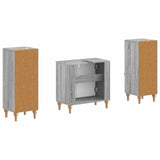 2 Piece Bathroom Cabinet Set ALKMAAR Grey Sonoma 3417996