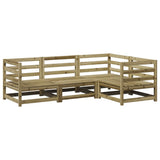 4 Piece Garden Sofa Set Impregnated Wood Pine 3299411