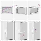 Basement Window "RISOR" 90x50 cm Tilt&Turn DIN Right Anthracite 4108400