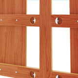 Headboard Wax Brown 135 cm Solid Wood Pine 844220