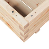 Garden Planter 60x60x26.5 cm Solid Wood Pine 847298