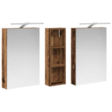 Bathroom Cabinet Set 3 pcs 100 x 10.5 x 60.5 cm Engineered wood 3403710
