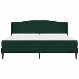 Bed Frame with Headboard Black 180 x 200 cm Velvet 3415279