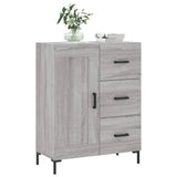 Sideboard Grey Sonoma 69.5x34x90 cm Engineered Wood 830266