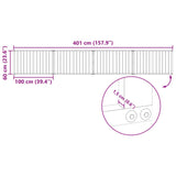 Dog Gate 4 pcs Black 100 x 60 cm Galvanised Steel 891997